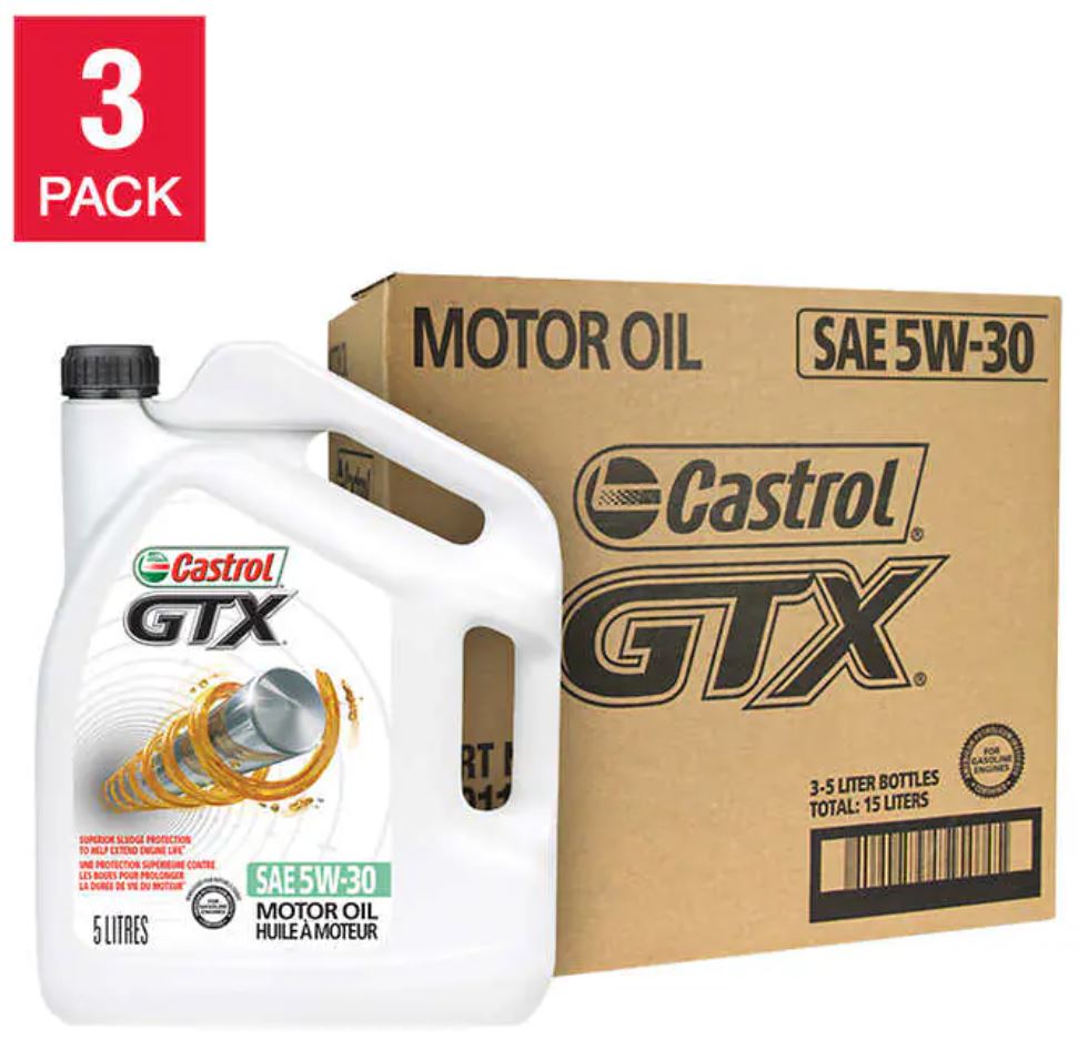 CASTROL GTX SAE 5W-30 ENV 3/1 GLN