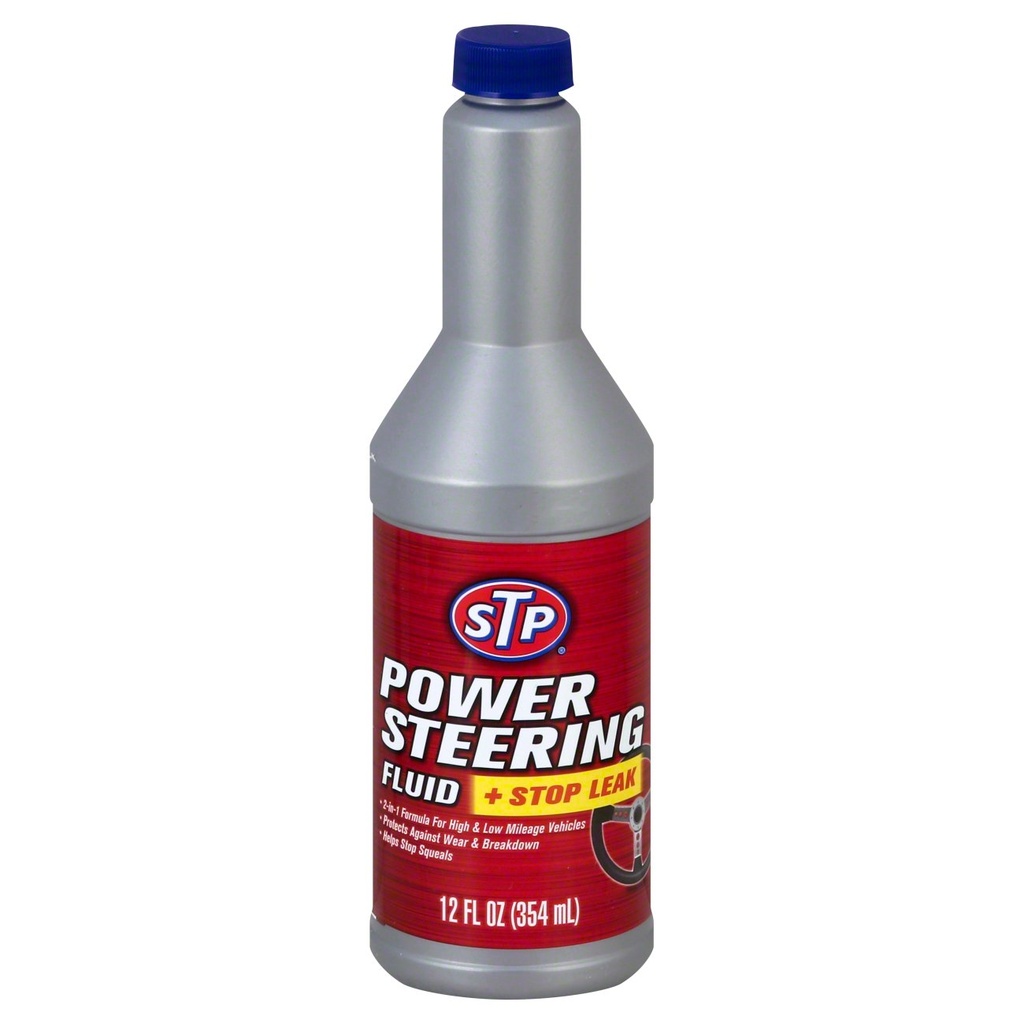 STP POWER STEERING & STOP LEAK ENV 12/12 ozs.