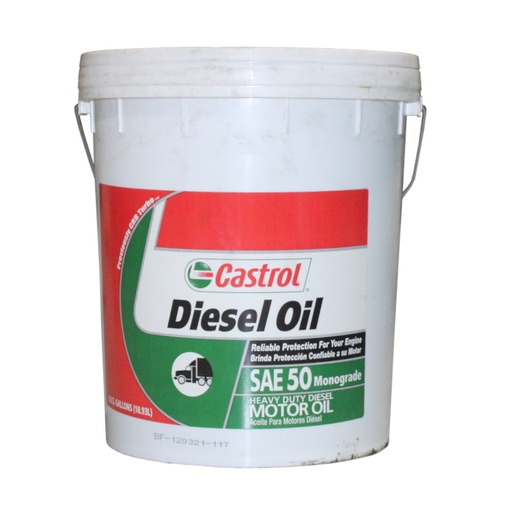 CASTROL CRB MONOGRADO SAE 50 ENV 1/5 GLNS