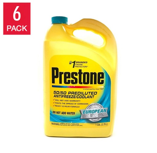 COOLANT PRESTONE P/VEH EUROPEO 50% 50% REF AF-6100 ENV 6/1